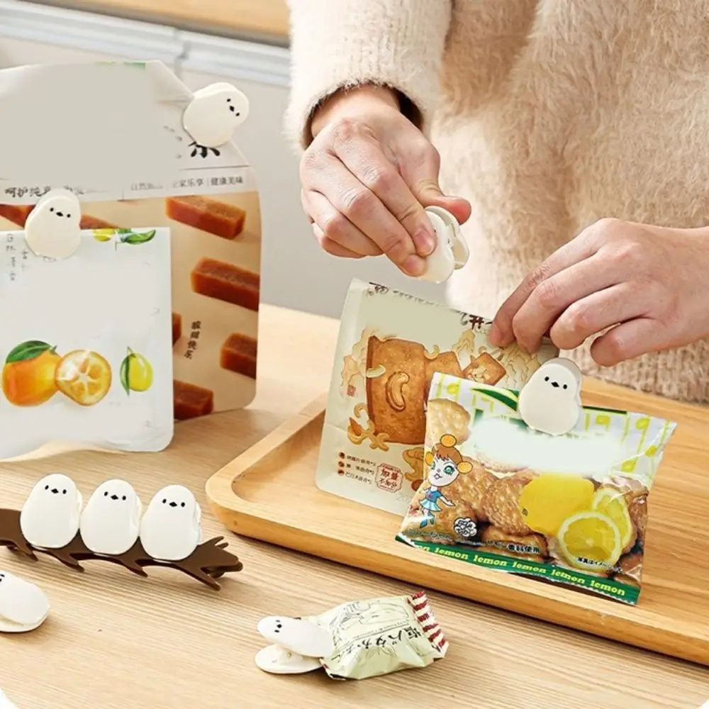 

Creative Plastic Bird Magnetic Sealing Clip Sealed Cute Fresh-keeping Clip Moisture-proof Refrigerator Magnet Household