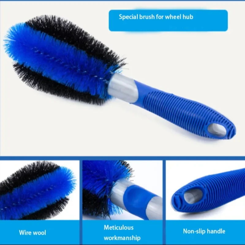 Car cleaning 10 sets of car wash brushes rubber wheel hub brush folding car wash bucket car wash brush set