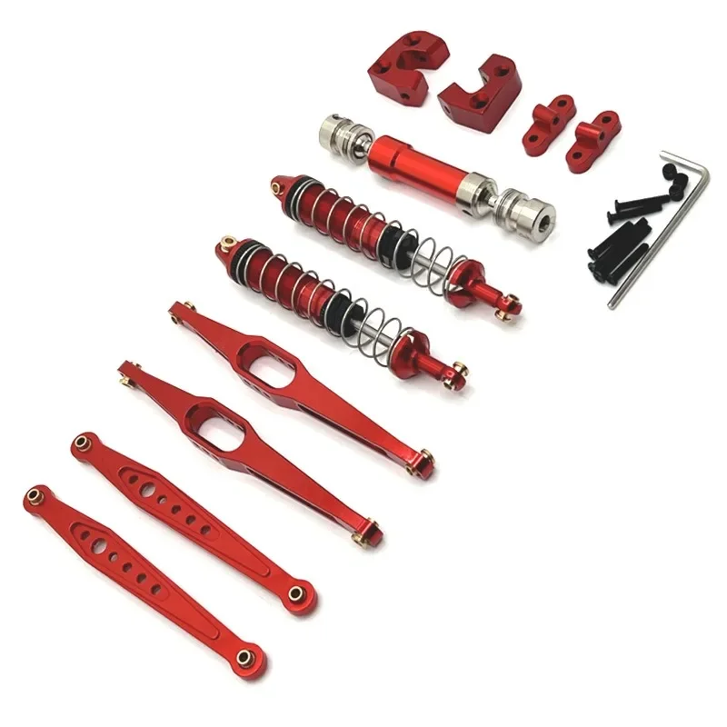 Kit de atualização de metal de peças de carro de controle remoto RC para WLtoys 124006   12427 12427 12428 12429