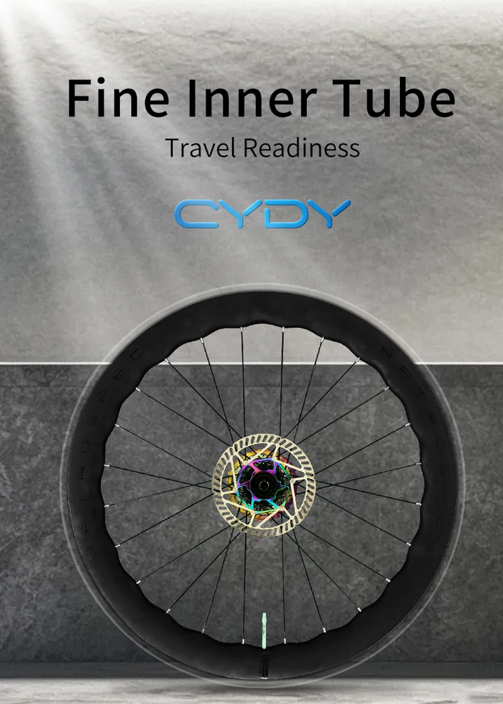 CYDY Rennrad TPU-Schlauch 700x18C 23C 25C 28C 30C 32C mit fluoreszierendem Ventil für Nachtfahrten – Fahrradreifen-Ersatzteile – Detail 2