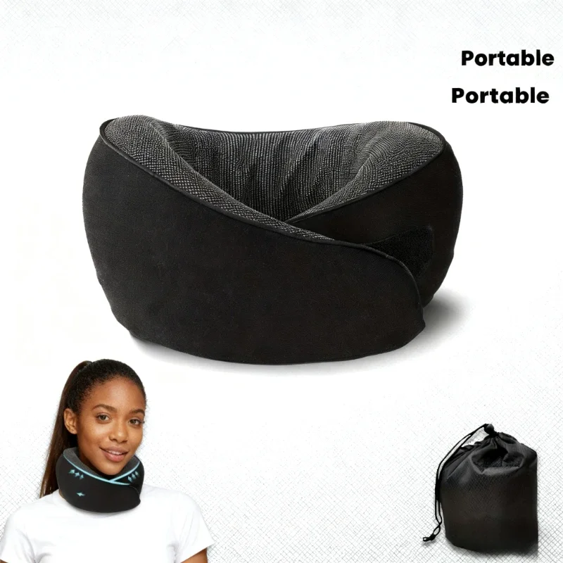

Ultra-Comfort Travel Neck Pillow.Sleek Pillow DesignCar & Office Use, Neck Pillow for Travel Airplane Comfort Accessory.