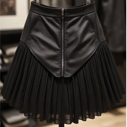 Imagen 1 del producto Temperamento Spice Girl Falda plisada con empalme Nuevo diseño Sense Ropa de mujer de moda Hermoso estilo extranjero Cómodo