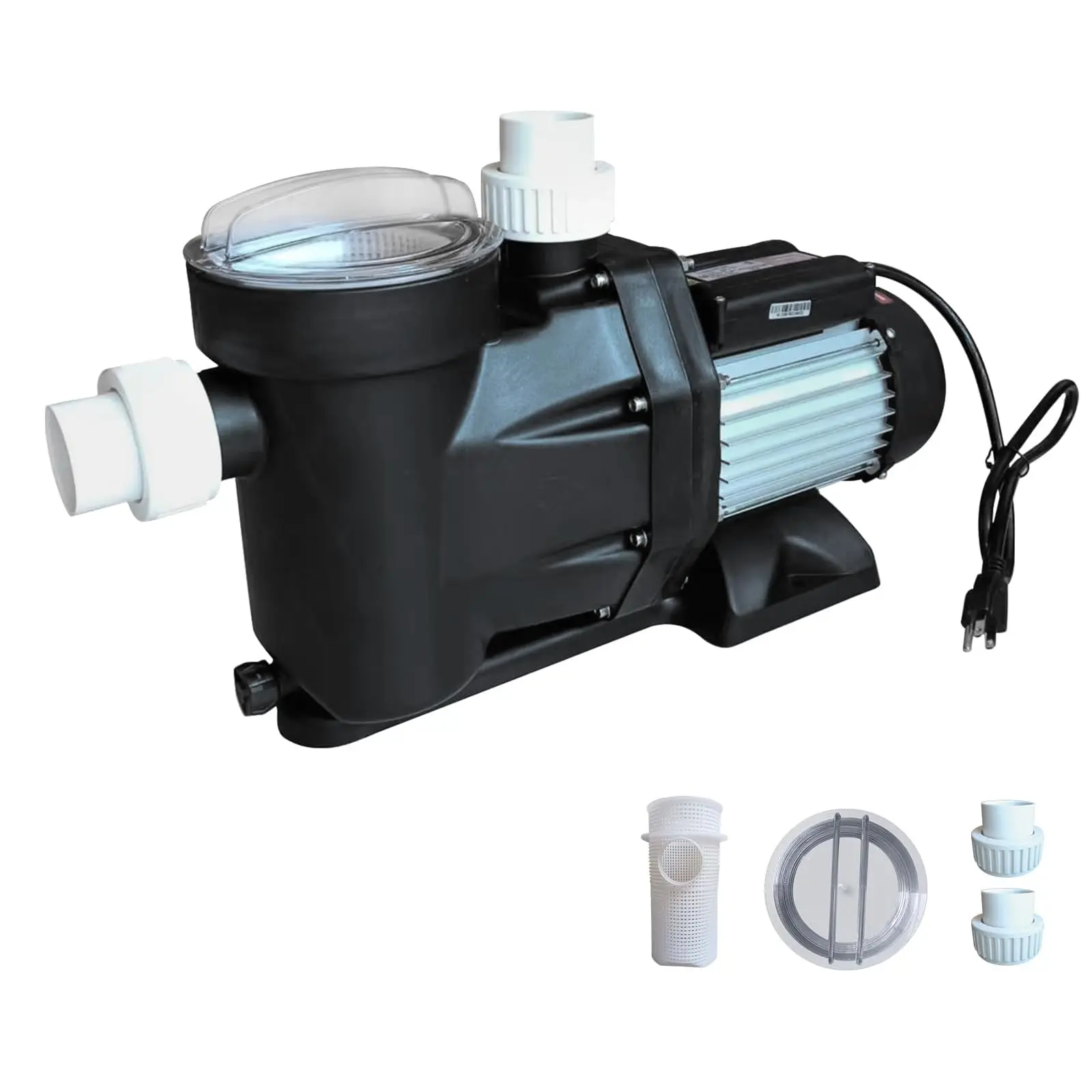 

Насос для бассейна, 1,5 л.с., 3,0 л.с., 110 В, 220 В, 1100 Вт, односкоростные насосы для надземного бассейна, мощный насос для бассейна с медным двигателем и Uni