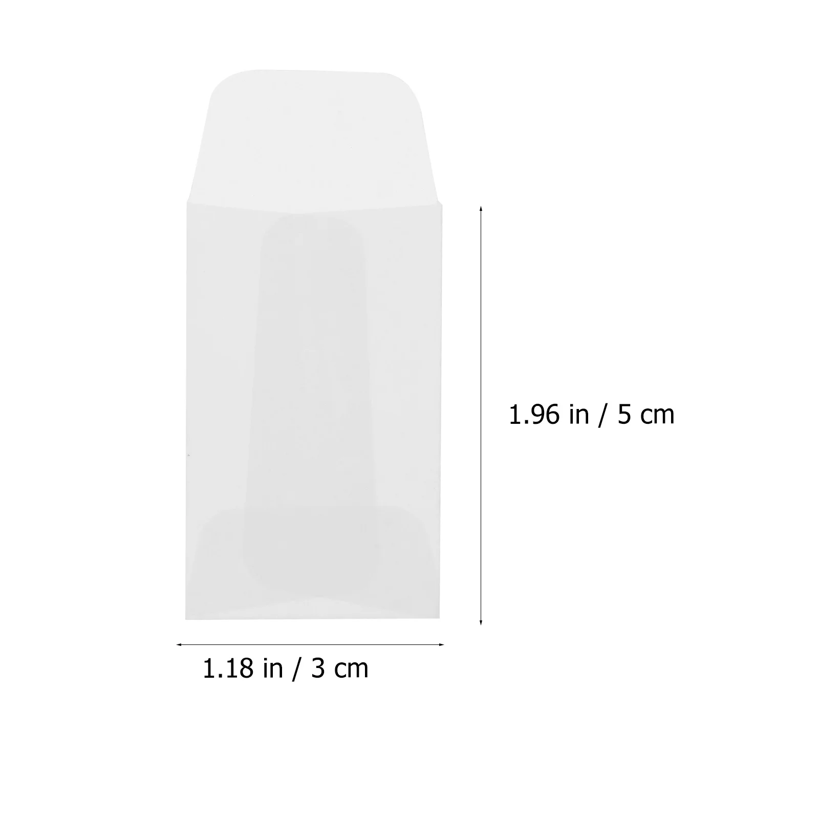 50 Pcs Envelope Packaging Pouches Tea Bag Envelopes Storage Wedding Jewelry Advent Stamps