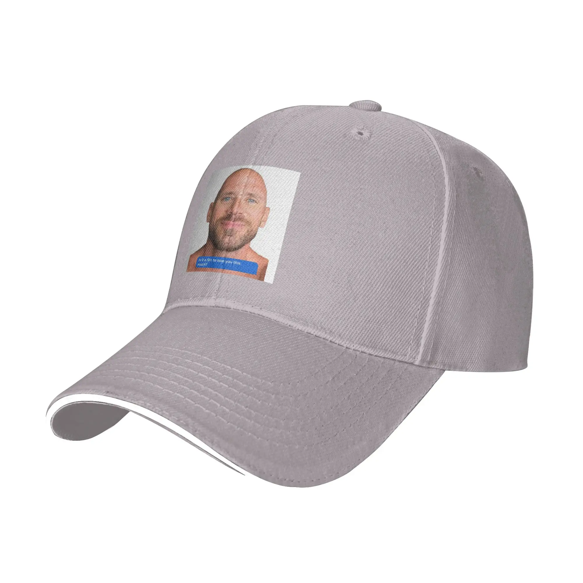 Johnny Sins Flirty Text Bubble Cap Fashion Casual Baseball Caps Adjustable Hat Hip Hop Summer Unisex Baseball Hats Customizable