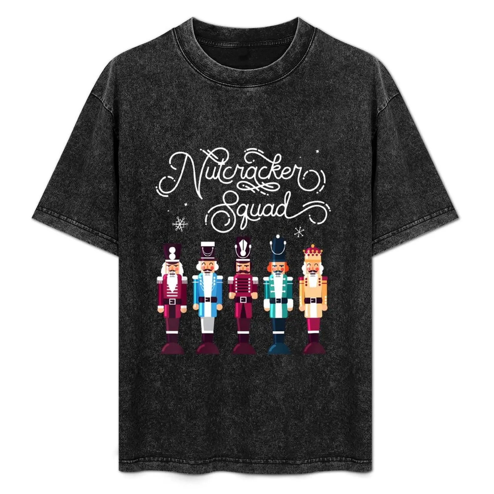 

Nutcracker Squad Holiday Christmas T-Shirt man t shirts graphic men t shirt cotton 100% T-Shirt