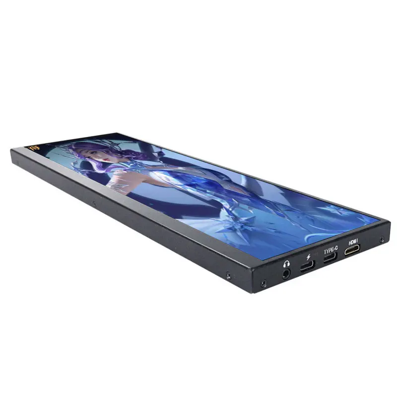 12.6 Inch IPS Portable Water cooled chassis Monitor HDMI Secondary Screen for Desktop Laptop PC Aida64 CPU GPU Mini Display