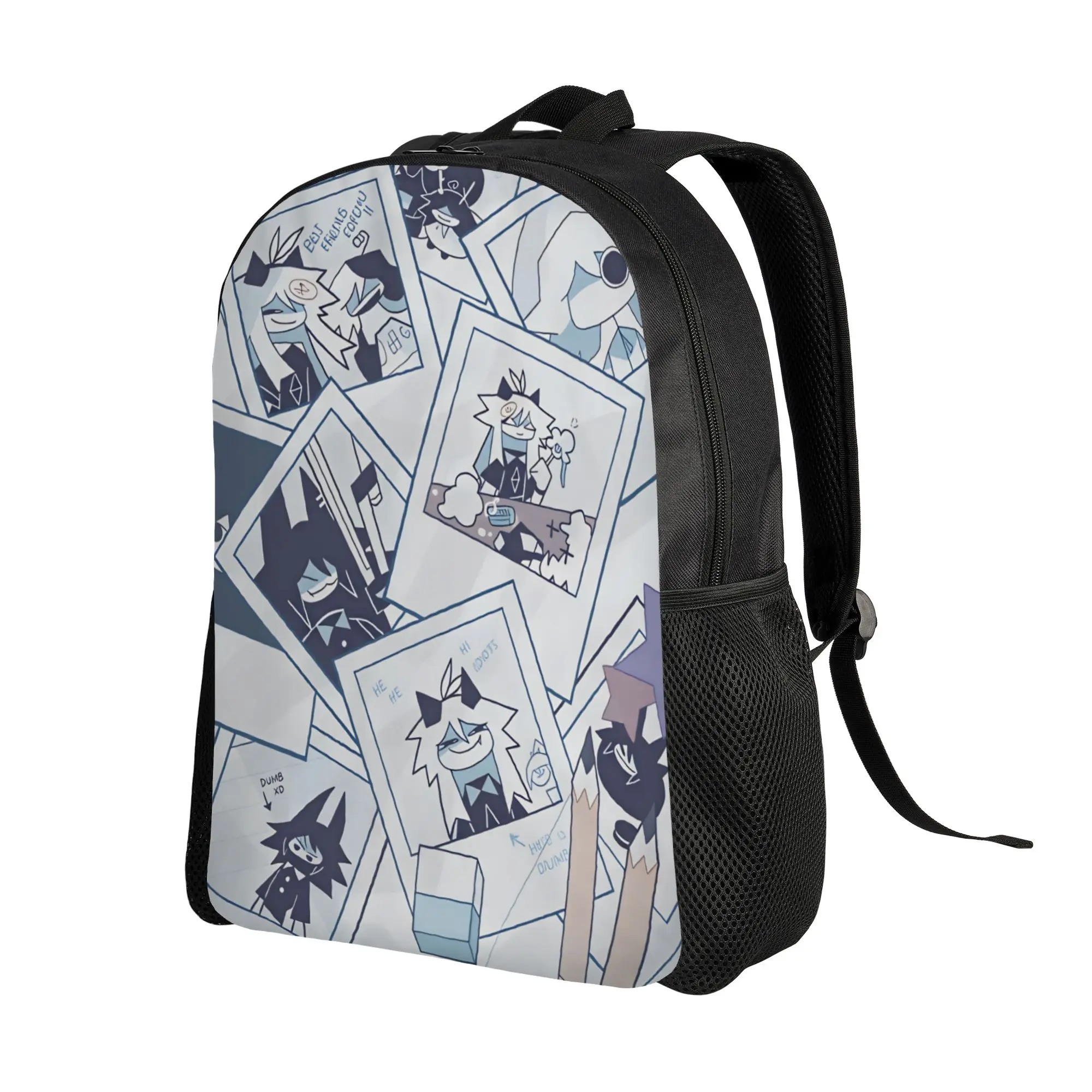 Fundamental Paper Education Backpack  Teen Polyester Trekking Backpacks Pattern Kawaii School Bags Rucksack