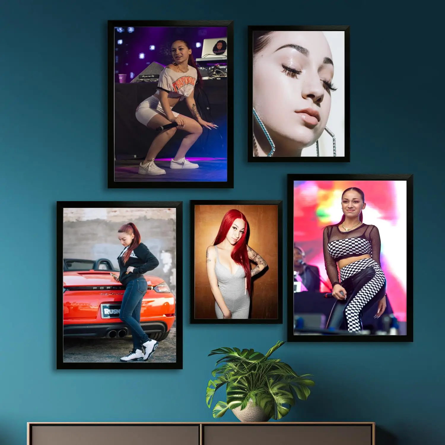 

Bhad Bhabie холст художественный постер, настенная художественная картина печать, современные семейные постеры для декора спальни, декоративная живопись