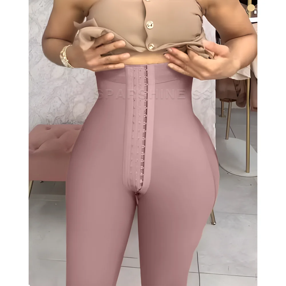 Fajas Seamless High Waisted Mid-Rise Hip Lifting Pants for Women Tummy Control Butt Enhancer Shapewear Slimming Underwear