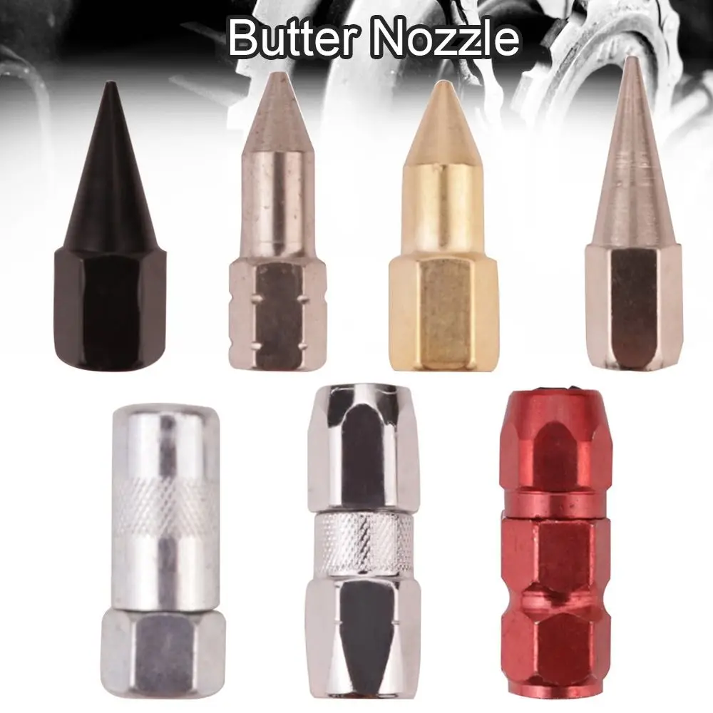 Universal Explosion-proof Accessories Lengthened Grease Flat Nozzle Butter Nozzle Sharp Flat Mouth Tip