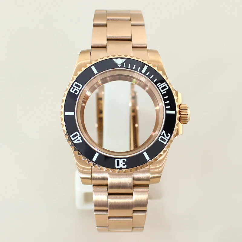 

40mm SUB GMT Watch Case Bracelet Sapphire Glass Waterproof For Nh35 Nh36 Nh34 Nh38 Nh70 Miyota8215 2824 PT5000 Movt YACHT Cases