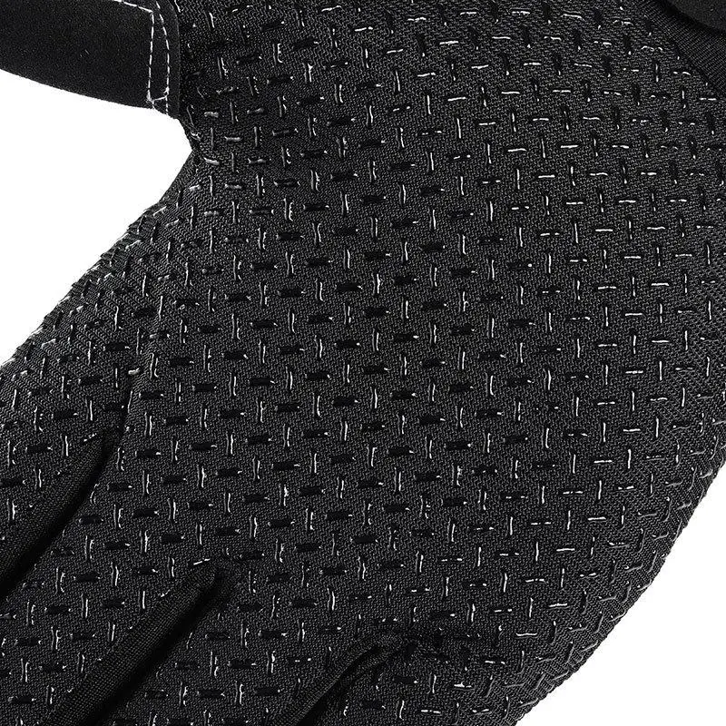 Guantes de dedo completo para motocicleta para hombres y mujeres, a prueba de golpes, antideslizantes, al aire libre, Fitness, ciclismo