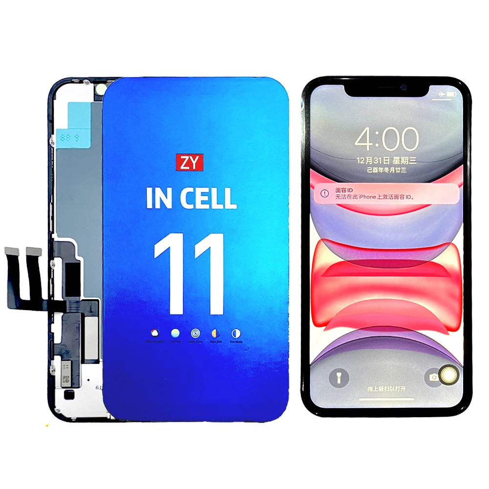 ZY Display For iPhone X LCD Xs XR 11 12 13 LCD Display Touch Screen Digitizer Assembly No Dead Pixel Replacement Parts TRUE TONE