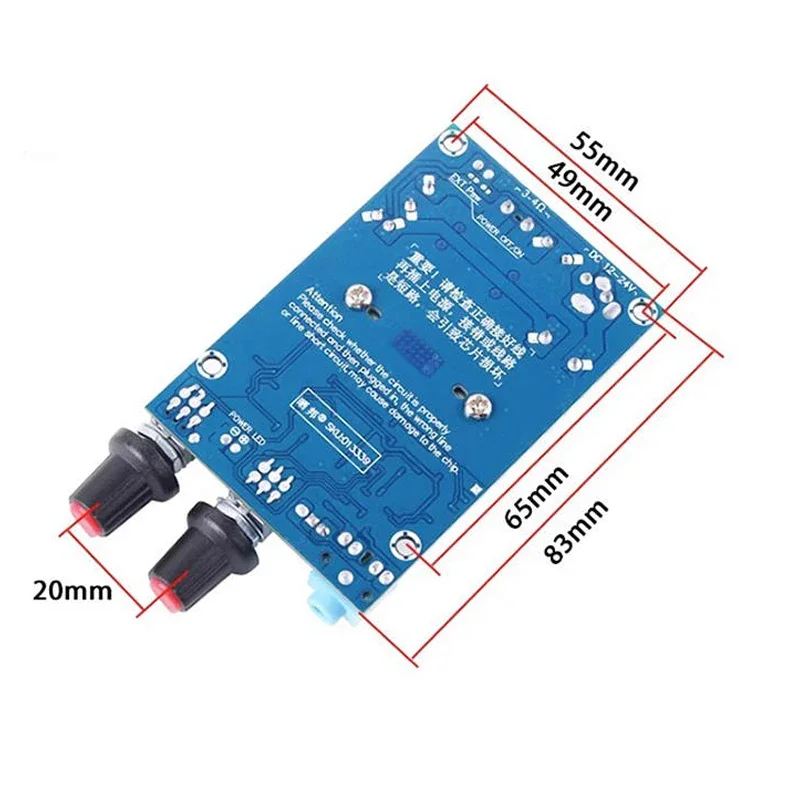 لوحة مضخم صوت TPA3116 ، صوت W ، DC 12-24V ، دعم الجهير ، الإخراج ، بيت ، مكبر صوت ، مسرح منزلي