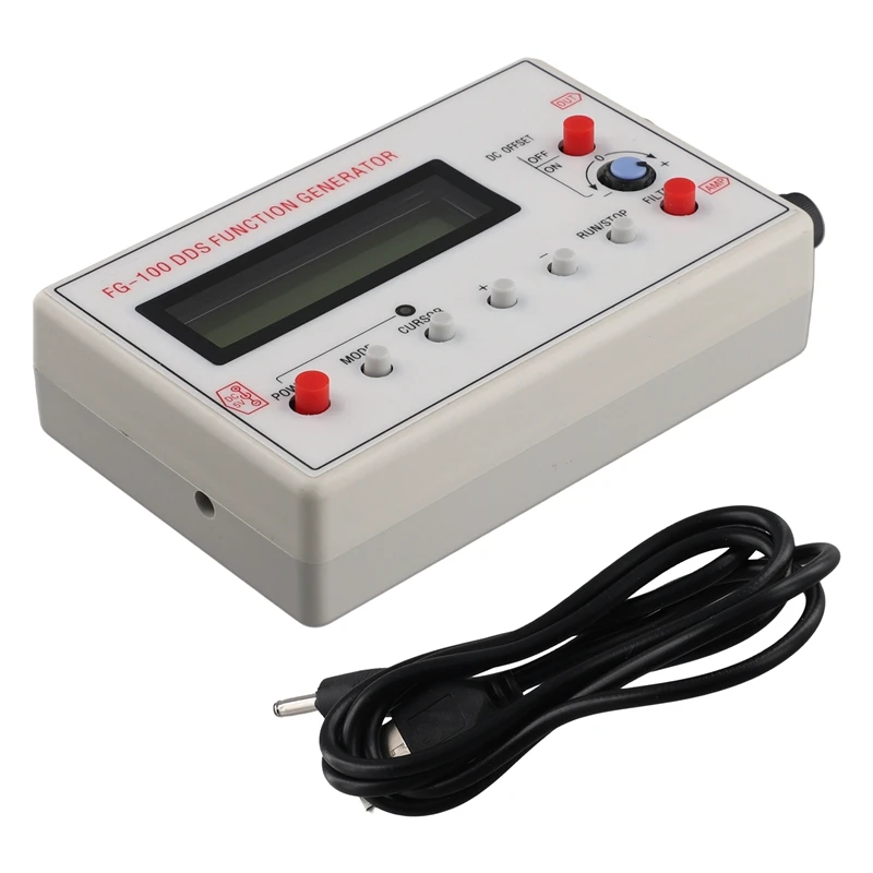 

FG-100 DDS Function Signal Generator Frequency Counter 0.01Hz - 500Khz Signal Source Module