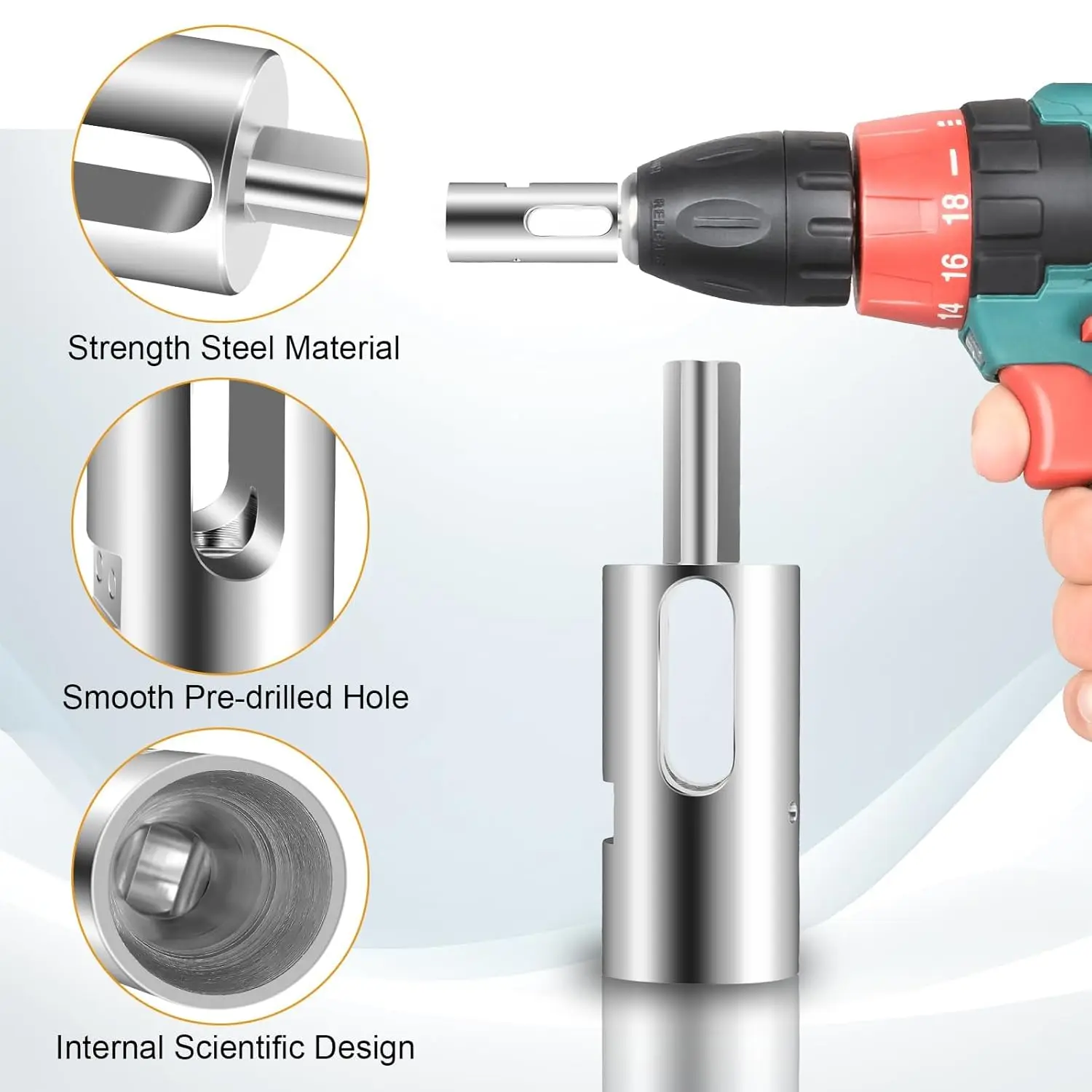 

Triangle Shank Tie Wire Twister Tool 2.5-5mm Iron Wire Knotter Electric Drill Chuck Fence Chain Link Fixing Hardware Tool
