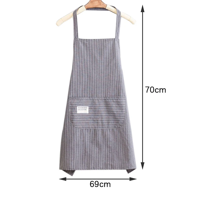 Fashion Resistant Dirt Apron Resistant Household Kitchen Cooking Fashion Apron Adult Work Clothes Kitchen Access Baking clothes