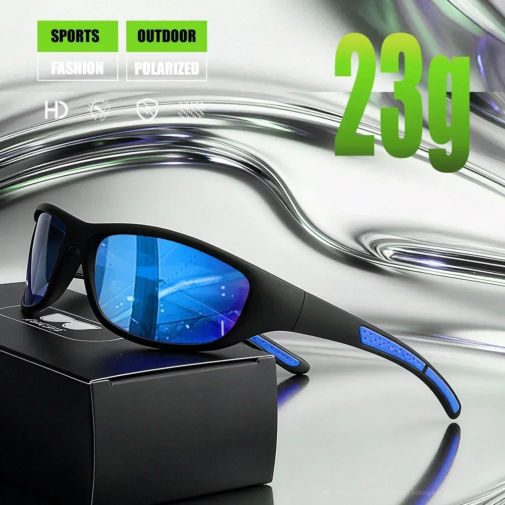 نظارات شمسية رياضية مستقطبة للحماية من الأشعة فوق البنفسجية 400 ملفوفة لركوب الدراجات والقيادة والصيد والجري وتسلق الجبال والسفر للرجال والنساء #6