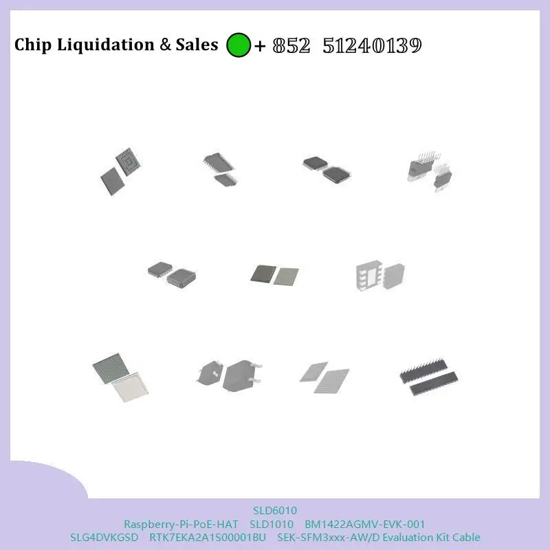 chip Integrated circuit chip MCU chip SLD6010 Raspberry-Pi-PoE-HAT SLD1010 BM1422AGMV-EVK-001 SLG4DVKGSD RTK7EKA2A1S00001BU