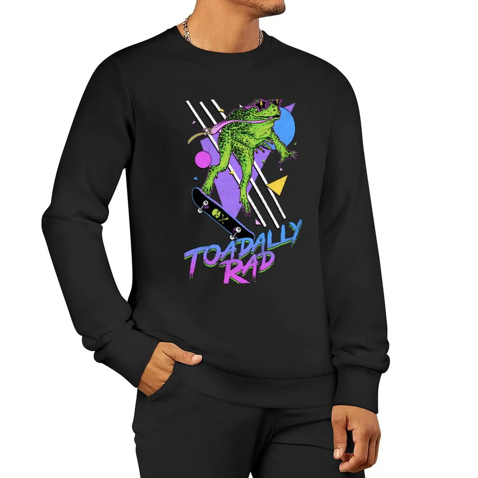 

Toadally Rad Sweatshirt men clothes graphic sweatshirts