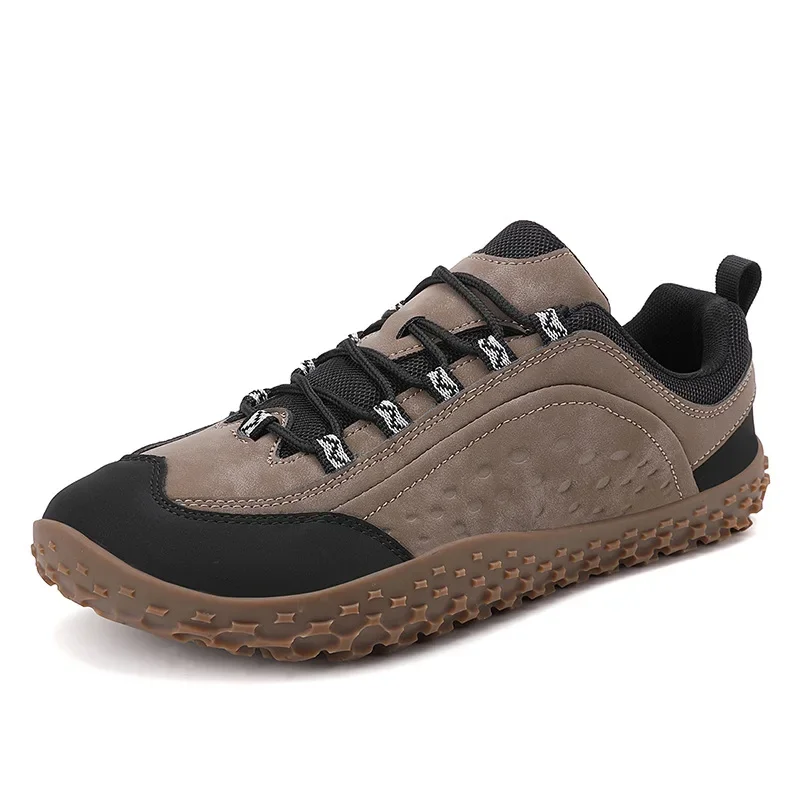 

Large Size Outdoor Shoes Casual Hiking Shoes Breathable Synthetic Upgraded Wide Head Design Barefoot Experience for Couples