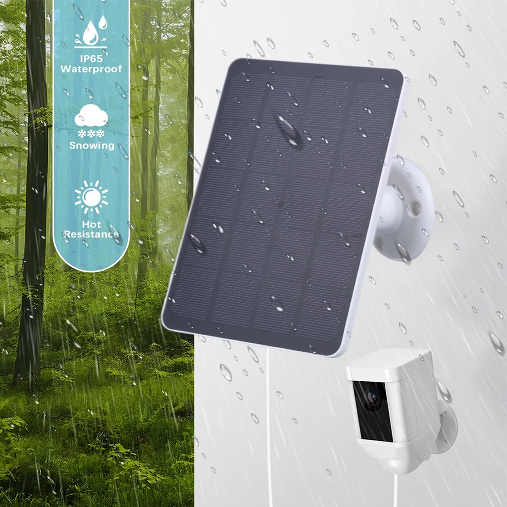 

Комплект крепления солнечной панели с зарядкой для кольцевой перегрузки наружной камеры и короткого замыкания. Черный