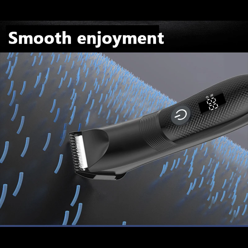 Kemei ล้างทำความสะอาดได้ขาหนีบ Body Trimmer สำหรับผู้ชายผู้หญิงไฟฟ้าขนหนวด Trimmer ชาร์จ Pubic Ball เครื่องโกนหนวด Body Groomer