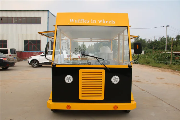 Quiosco de perritos calientes eléctrico de 3M, carritos de comida móviles, camión de comida al aire libre, camión de aperitivos y helados, furgoneta móvil de comida rápida para calle