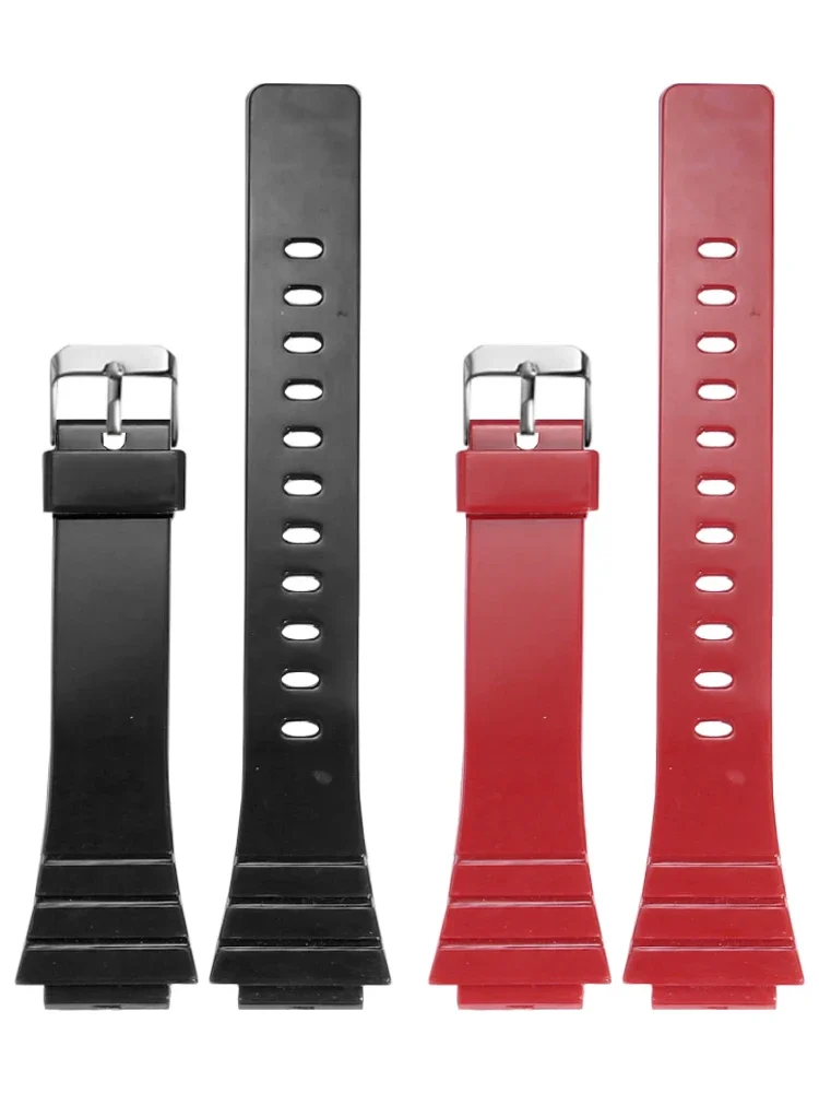 

Suitable for Casio W-215H-1/2A/6A/7A resin small square waterproof silicone watch strap