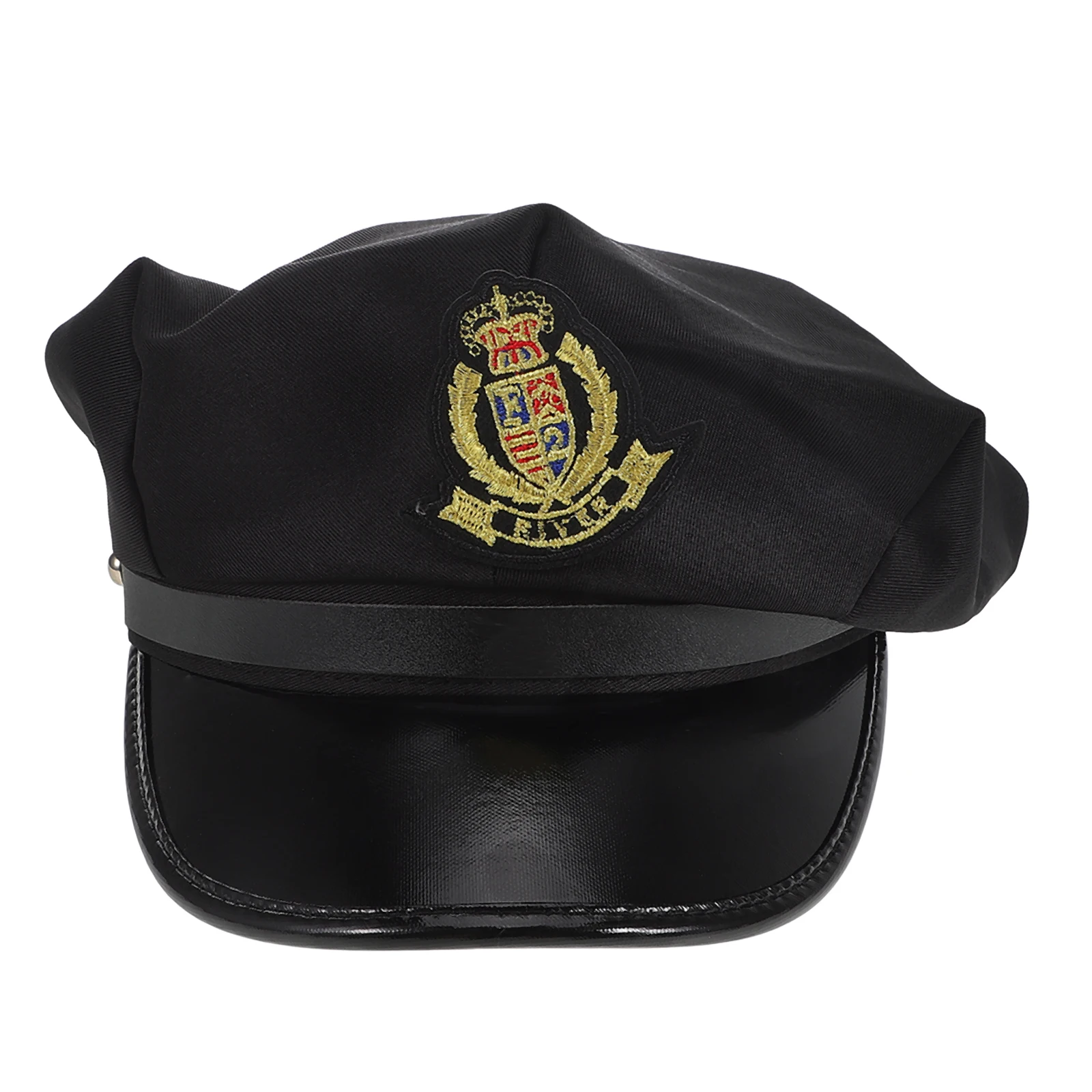 

Navy Uniform Hat Captain Cosplay Boating Accessories Gift for Performance Sailor Cap Wheat Ear Decoration Breathable Costume