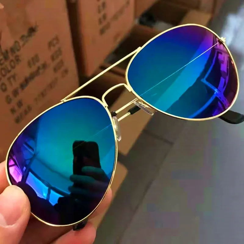 2025 New Vintage Pilot Sunglasses for Men Metal Frame Women Sun Glasses Fashion Oculos Masculino Outdoor Shades Sunglasses UV400