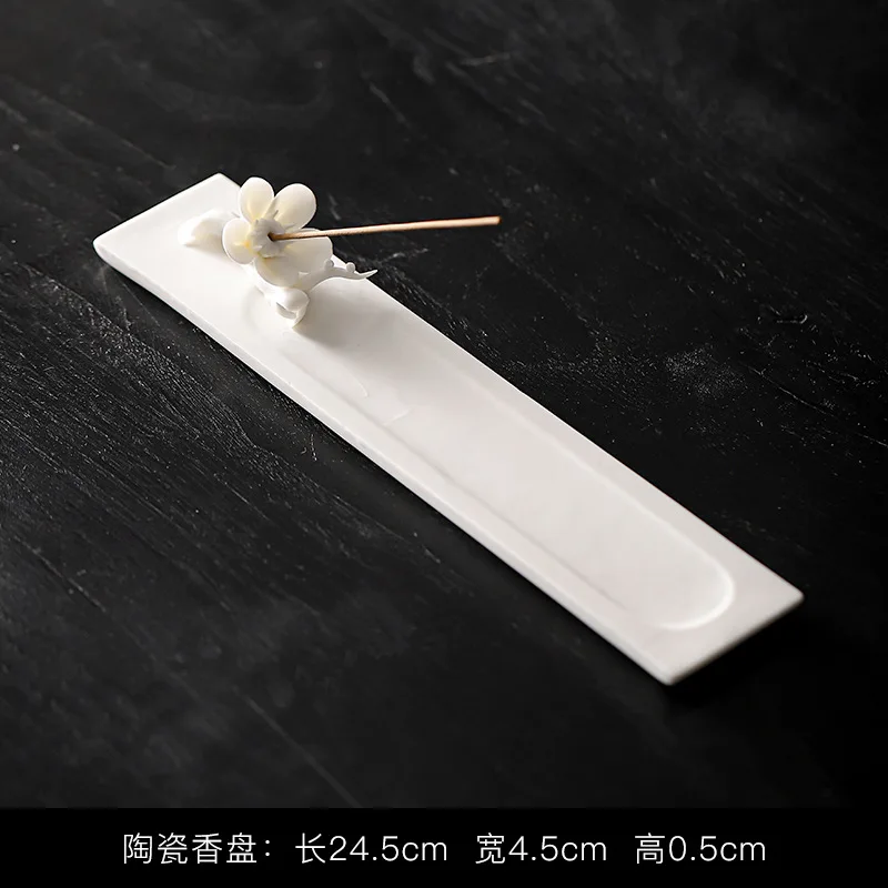 

Home Burner Handmade Indoor New Buddha Offering Ornament Flower Stick Holder Ceramic Incense Stan