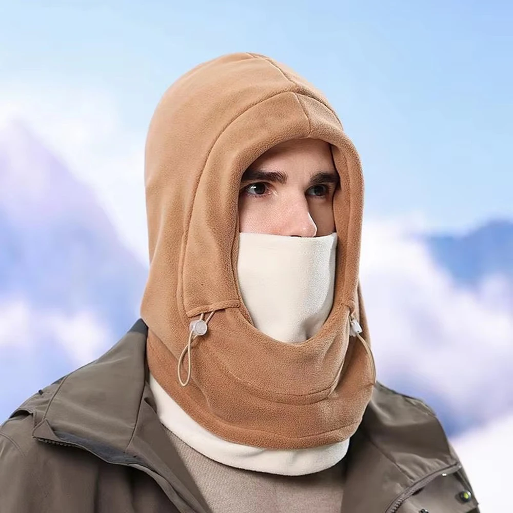 الرجال الشتاء قبعة النساء الدراجات وشاح قناع قبعة يندبروف الوجه تغطي الدافئة قبعة متماسكة Skullies Beanies قبعات