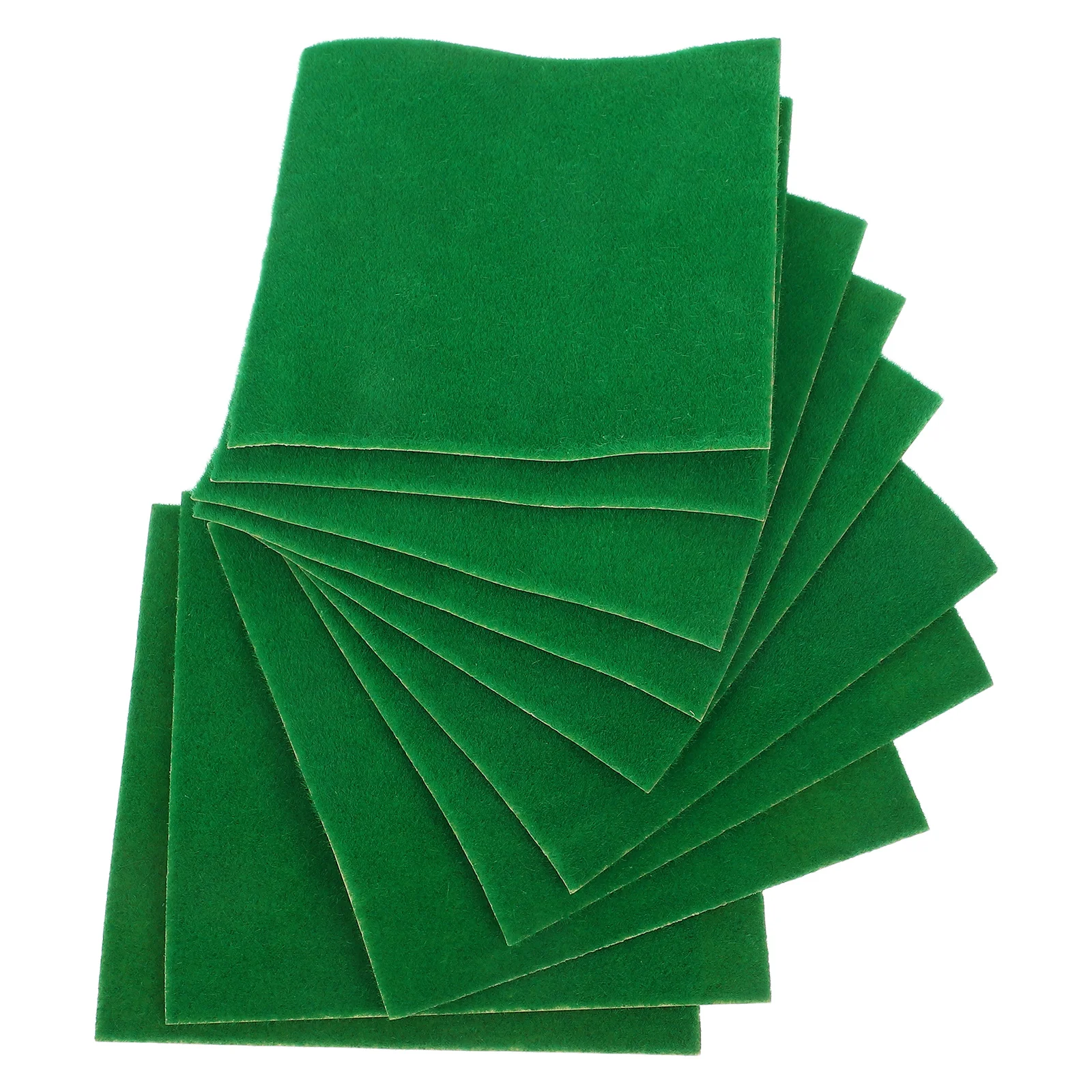 10Pcs Artificial Moss Turf Realistic Fake Grass Mat for DIY Mini Garden Fairy Garden Lawn Squares Micro Landscape Turf Craft