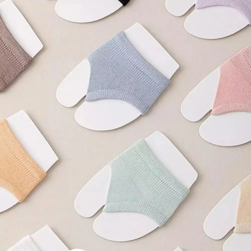 Solid Color Forefoot Pad Socks Breathable High Elasticity No Show Socks Slipper Liner Half Foot Toe Separator Socks