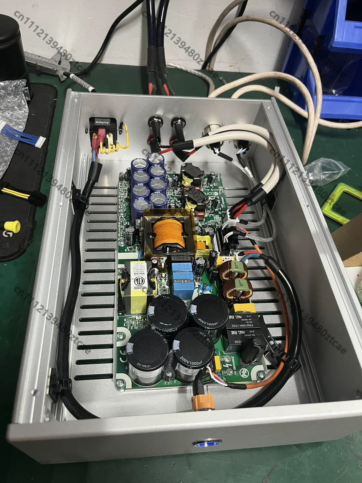 Custom NC502MP NCore Digital Power Amplifier Two Channel Custom Chassis Input Mode Adjustable Auto Trigger Audio Amplifier Mod
