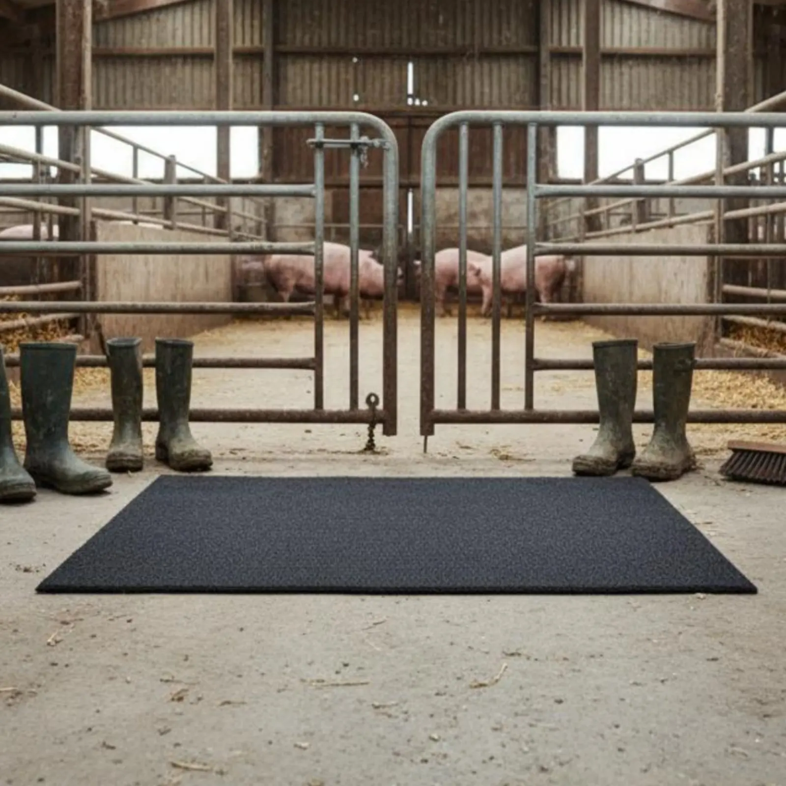 

Shoe Sole Disinfection Tray Step-Resistant Foot Bath Disinfection Basin Shoe Sanitizing Mat Thickened Plastic for Laboratories