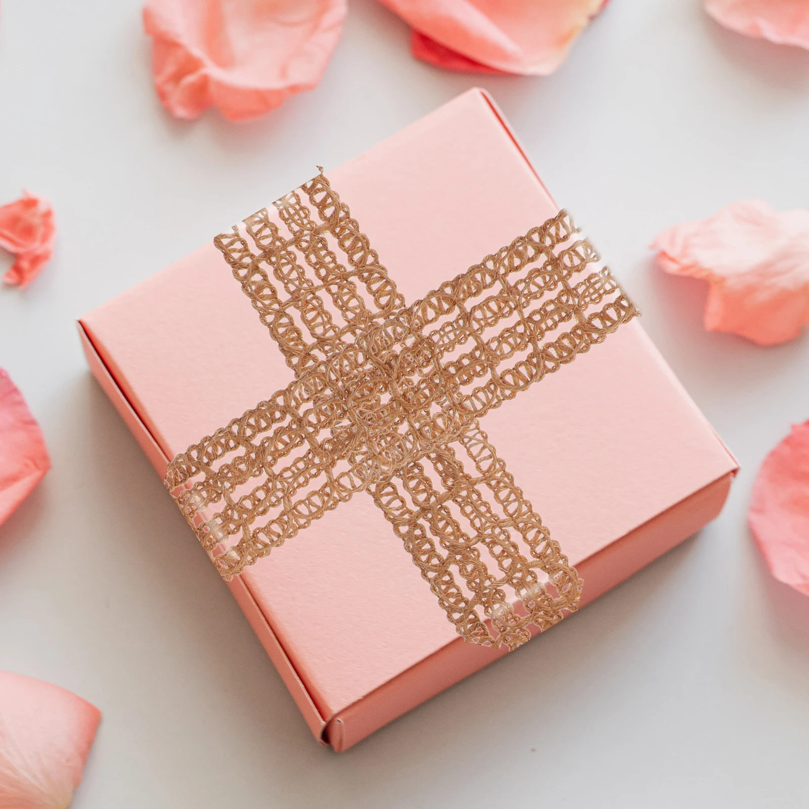 

8 Rolls Burlap Jute Hemp Woven Decorative Wrapping DIY Craft Burlap Ribbon Gift Ribbon Vintage Home Accessories