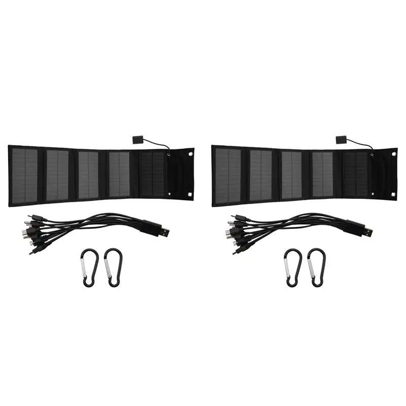 RMWIN-2X 12W Foldable USB Solar Panel Solar Cell Portable Folding Waterproof Solar Panel For Mobile Phone