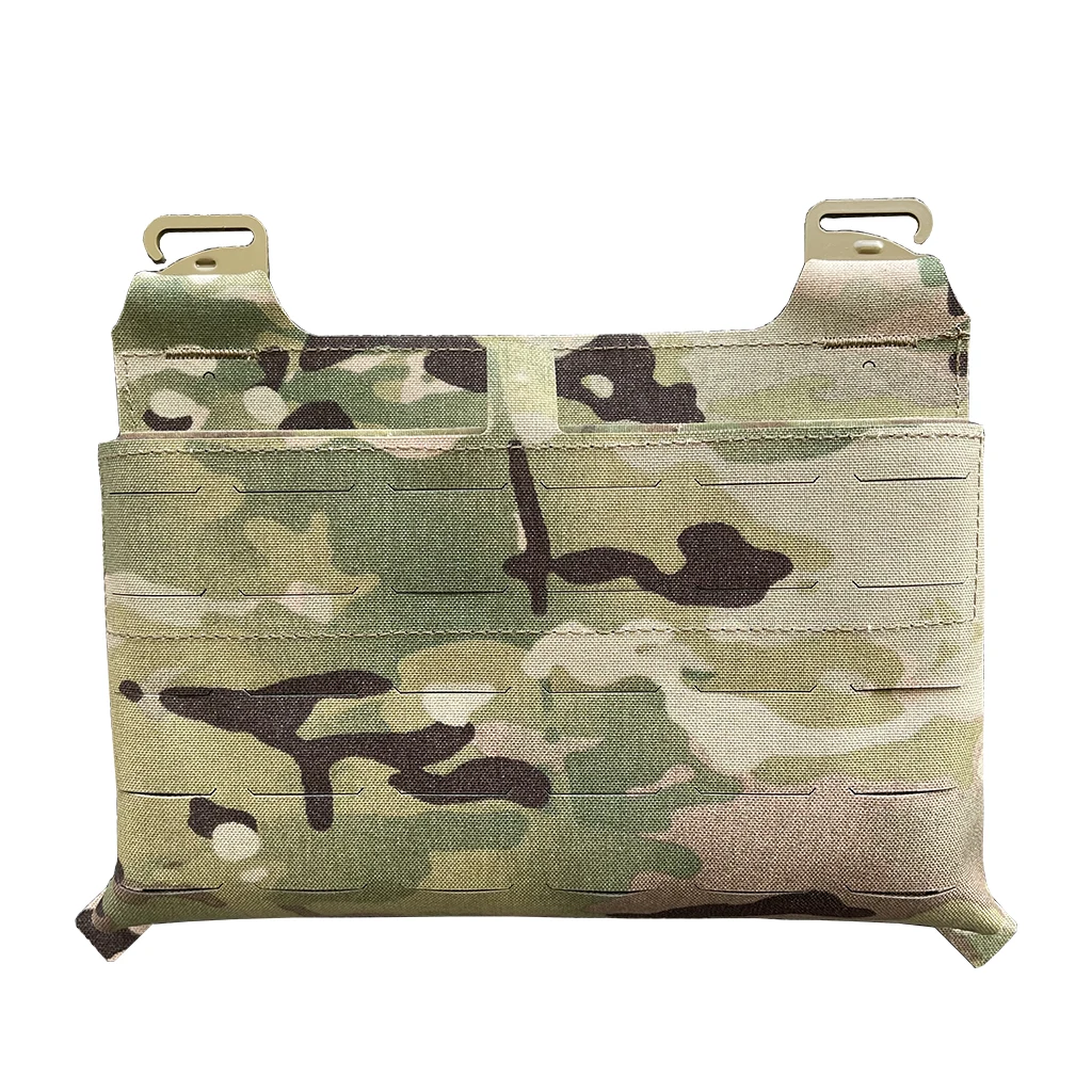 

Tactical Vest Molle (Kangaroo) Front Panel FlaP Pouch Expansion Conversion Board Pouch Multicolor Laser Cutting