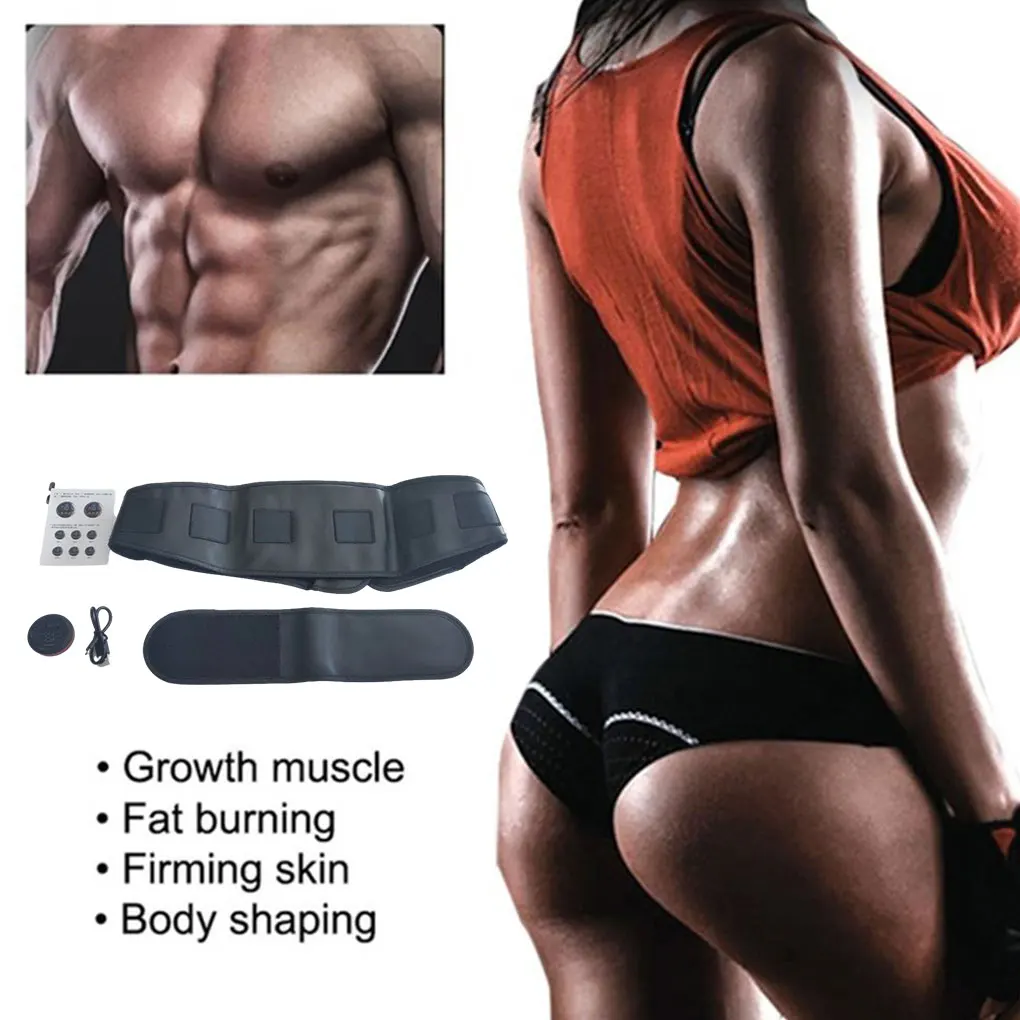 Muscle Stimulator Abdominal Training Fitness Belt 6 Modes Waist Band Sculpting Machine Shaping Tool Workout Type 1