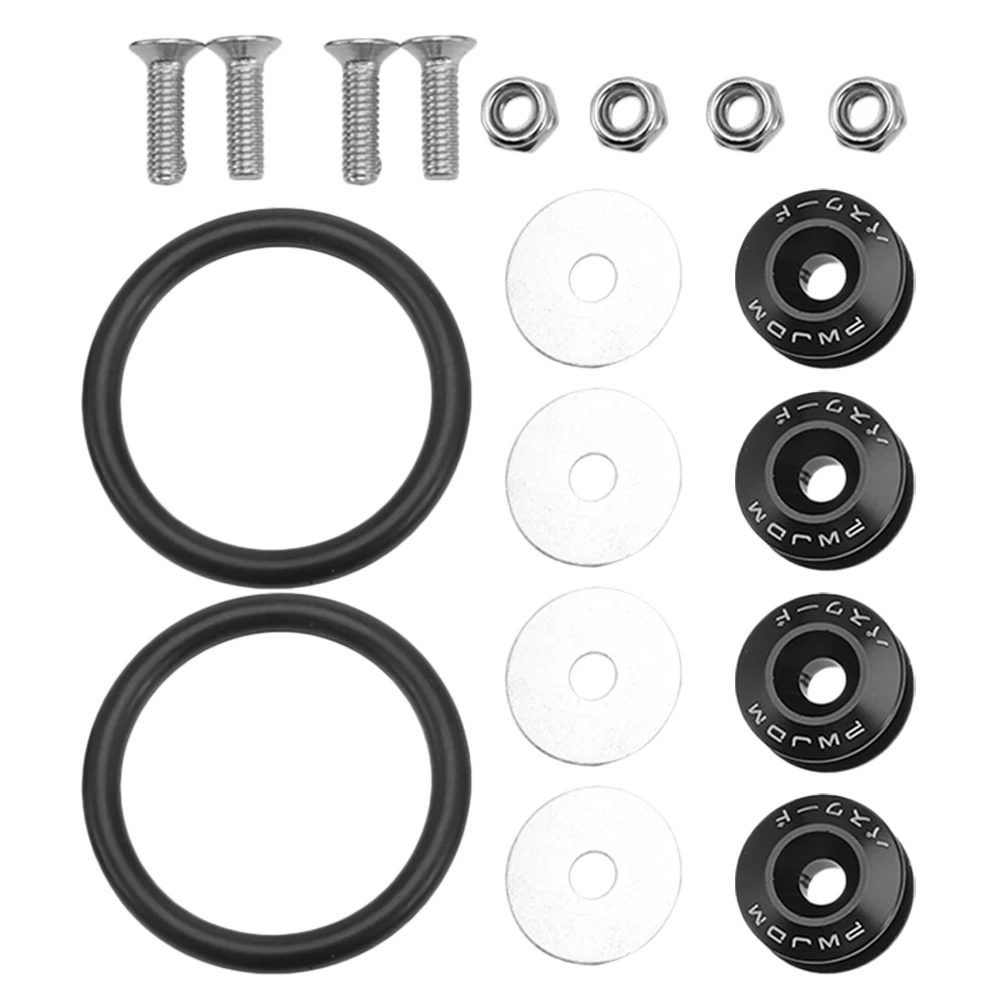 

1 Set Quick Release Clips Front Rear Car Bumper Holders Durable Metal Fasteners Universal Compatibility Easy Installation Bumper
