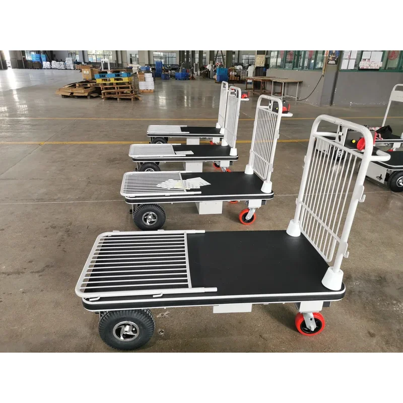 【Bt-selling】HG- Platform Trolley Cart With Shelf