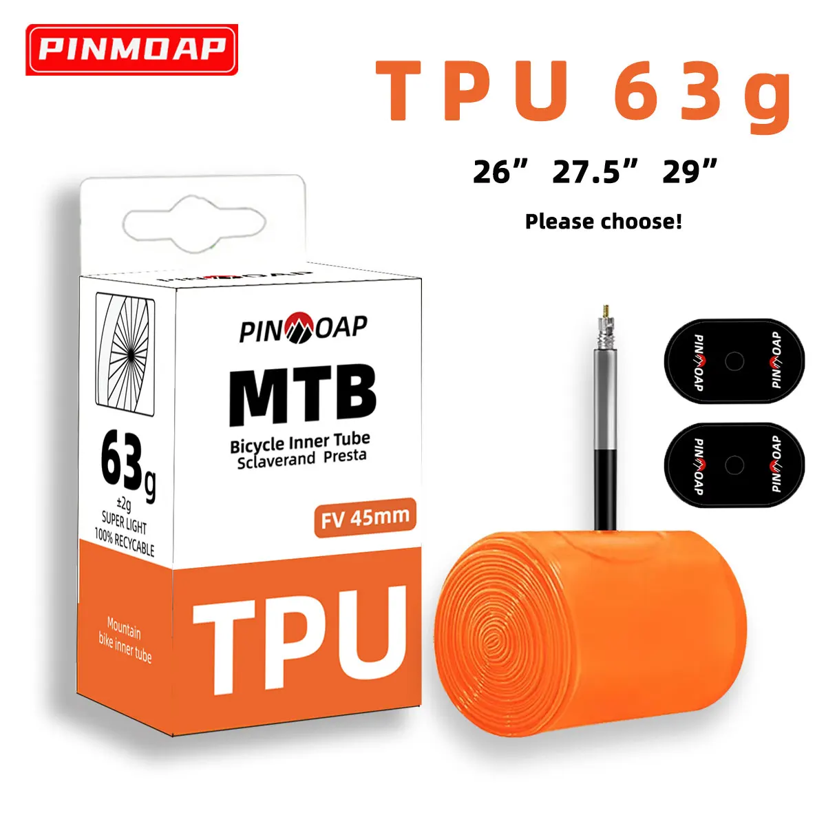 AliExpress 1/2/5pcs MTB 26/27.5/29 Ultra Light Mountain Bike Inner Tube TPU Tire Metal Valve Bicycle Accessories Anti Puncture