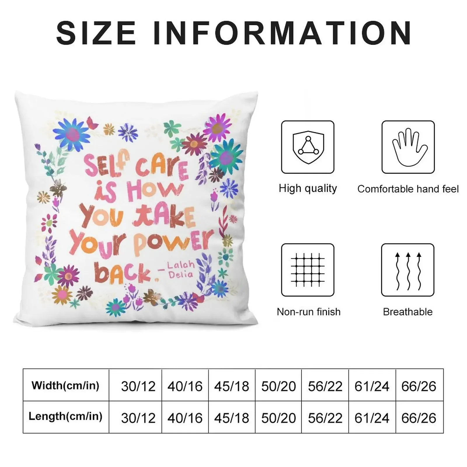 Self Care Quote Throw Pillow ornamental pillows Christmas Pillow pillow