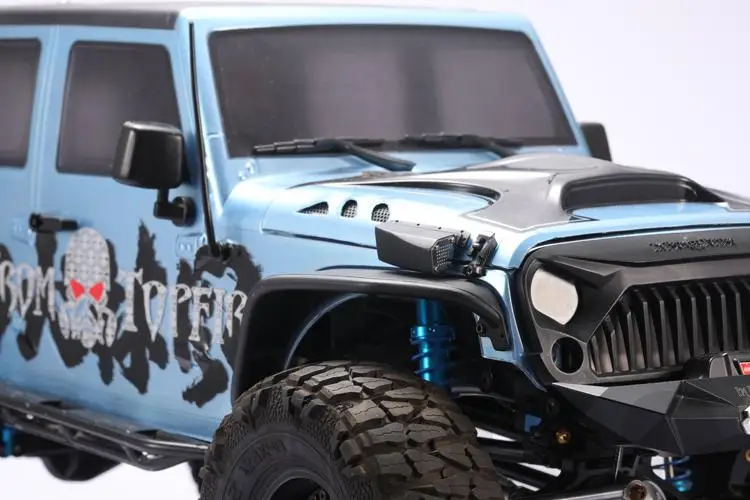 ل 1/10 Rc مركبة مجنزرة Trx4 موستانج محوري Scx10 Ii 90046 90053 رانجلر Km2 2 قطعة فلتر هواء تناظري محرك مدخل هواء