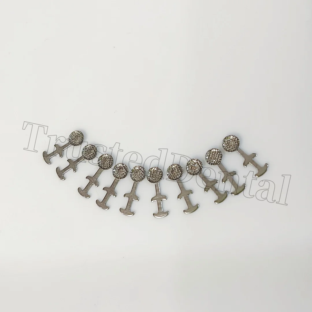 

20 шт., стоматологические обжимные мульти-крючки, ортодонтические склеиваемые лингвальные кнопки, кронштейн для скоб, дуги, стоматологический инструмент