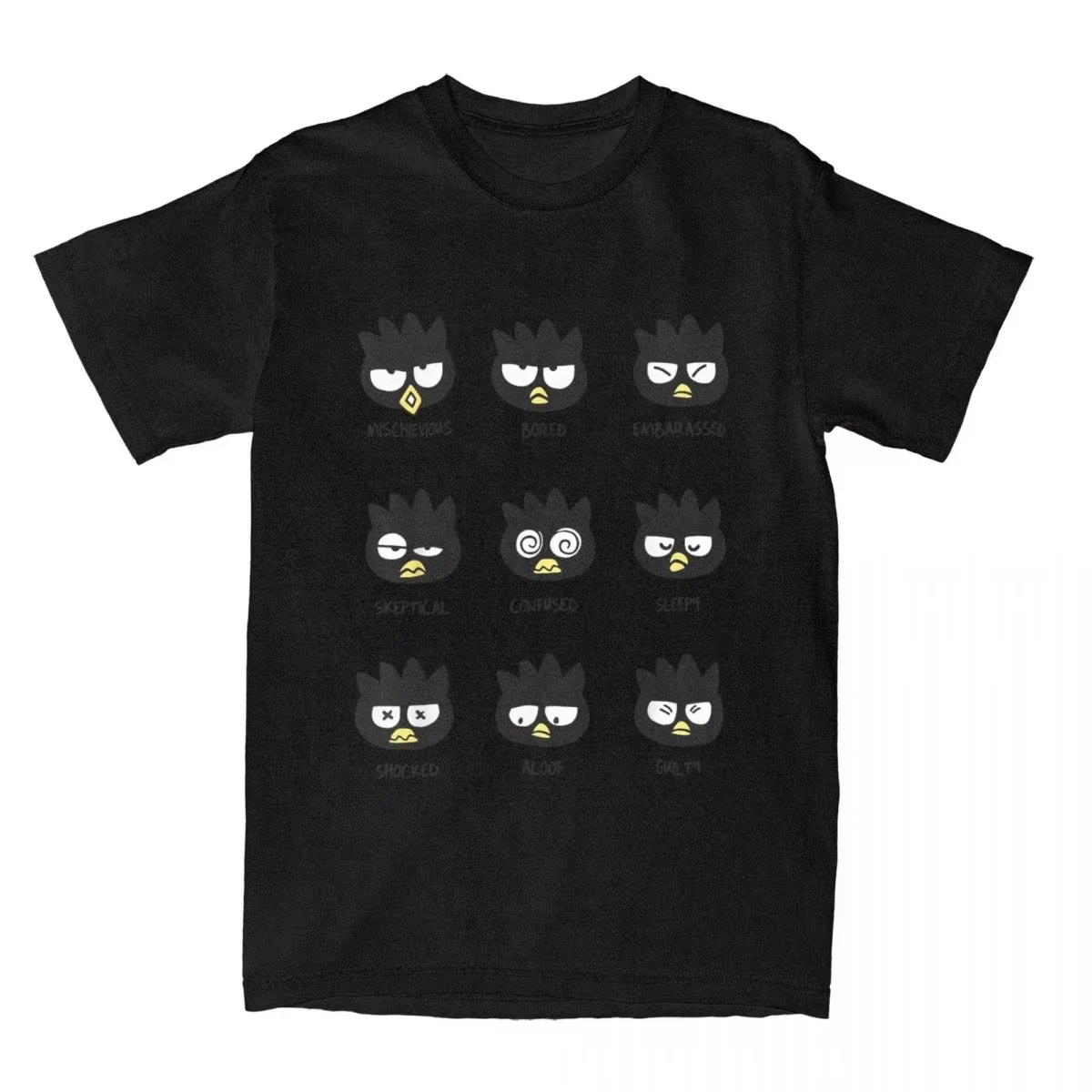 

Bad Badtz Maru T Shirt Vintage Short Sleeve Casual Cotton T-shirt Streetwear Amusing Harajuku Daily Leisure Hip Hop Unisex Tops