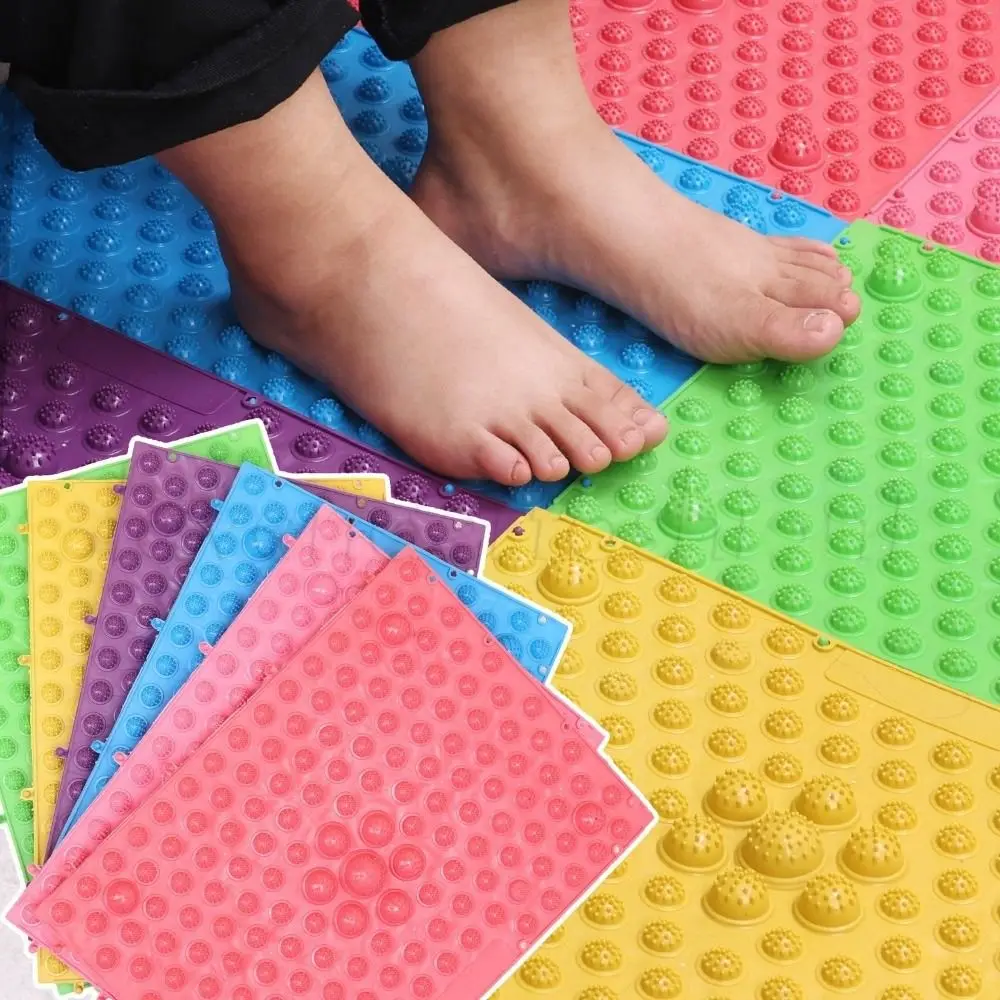 سجادة تدليك القدم من السيليكون الناعم المتين، الدورة الدموية، سجادة تمارين اليوغا للجري بطيئة للغاية، لوحة ضغط لأصابع القدم السميكة